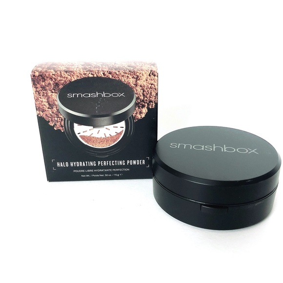 SMASHBOX Face Halo Hydrating Perfecting Powder Medium Dark NEW with TAGS - Picture 1 of 14